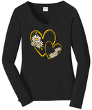 Hearts 7 Daisies VNeck