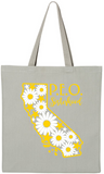 Canvas Totes California & Retro Daisies