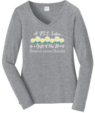P.E.O. Sisters a Gift of the Heart - VNeck