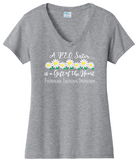 P.E.O. Sisters a Gift of the Heart - VNeck