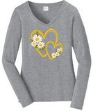 Hearts 7 Daisies VNeck