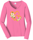 Hearts 7 Daisies VNeck