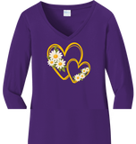 Hearts 7 Daisies VNeck