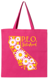 Canvas Totes California & Retro Daisies