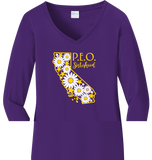 P.E.O. Sisterhoood California VNeck
