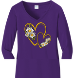 Hearts 7 Daisies VNeck
