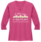 P.E.O. Sisters a Gift of the Heart - VNeck