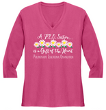 P.E.O. Sisters a Gift of the Heart - VNeck