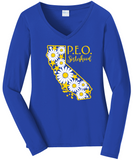 P.E.O. Sisterhoood California VNeck