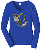Hearts 7 Daisies VNeck