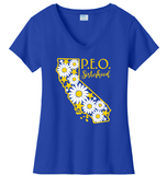 P.E.O. Sisterhoood California VNeck