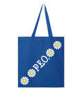 P.E.O. Daisies Diagonal - Canvas Bag