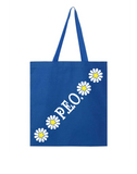 P.E.O. Daisies Diagonal - Canvas Bag