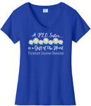P.E.O. Sisters a Gift of the Heart - VNeck