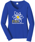 P.E.O. Daisy Line Art - VNeck