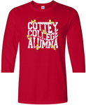 Cottey College Alumna Warp Font Crew Neck Unisex Fit