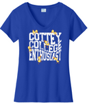 Cottey Enthusiast with Ducks Ladies Fit VNeck