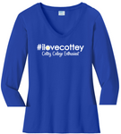 #ilovecottey Cottey Enthusiast VNeck Ladies Fit