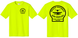 Greater Southwest Aero Modelers Cotton TEE Safety Colors . . . . .  Front Crest/Back Logo