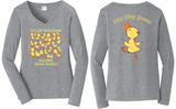 Cottey Alumnae Quack A Doodle VNeck Ladies Fit