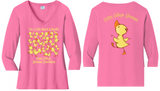 Cottey Alumnae Quack A Doodle VNeck Ladies Fit