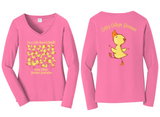 Cottey Alumnae Quack A Doodle VNeck Ladies Fit