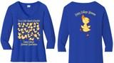 Cottey Alumnae Quack A Doodle VNeck Ladies Fit