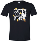 Cottey College Enthusiast Warp Font CrewNeck Unixex Fit