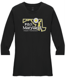 Chapter T  Maryland Cotton Tee ...  VNeck or Crew Neck . . . . . . . . . Ladies Fashion Fit