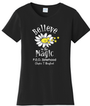 Believe in the Magic of P.E.O.  . . . . . . . . . Chapter T Cotton Tee VNeck or Crew Neck . Ladies Fashion Fit