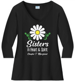Chapter T  Sisters In Heart & Spirit . . . Cotton Tee ...  VNeck or Crew Neck . . . . . . . . . Ladies Fashion Fit