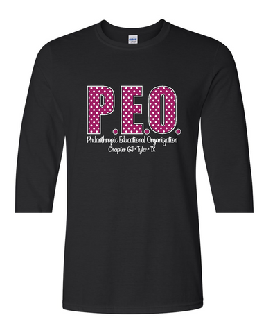 Chapter GJ TYLER Polka Dot P.E.O.