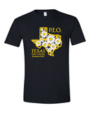 Texas State Chapter Crew Neck Ladies Fit - Yellow Accents