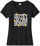 Cottey Enthusiast with Ducks Ladies Fit VNeck