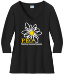 P.E.O. Daisy Line Art - VNeck