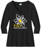 P.E.O. Daisy Line Art - VNeck