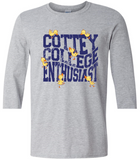 Cottey College Enthusiast Warp Font CrewNeck Unixex Fit