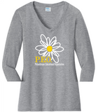 P.E.O. Daisy Line Art - VNeck