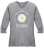 Philanthropic Educational Organization Chapter T. . . Cotton Tee VNeck or Crew Neck . . . . . . . . . Ladies Fashion Fit