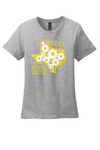 Texas State Chapter Crew Neck Ladies Fit - Yellow Accents