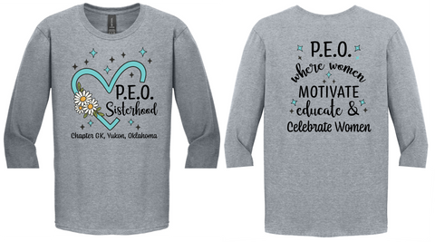 Ch GK Heart CrewNeck Tee Front & Back Design