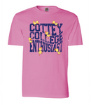 Cottey College Enthusiast Warp Font CrewNeck Unixex Fit