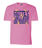 Cottey College Enthusiast Warp Font CrewNeck Unixex Fit