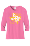 Texas State Chapter Crew Neck Ladies Fit - Yellow Accents