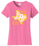 Texas State Chapter Crew Neck Ladies Fit - Yellow Accents