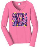 Cottey Enthusiast with Ducks Ladies Fit VNeck