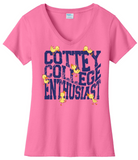 Cottey Enthusiast with Ducks Ladies Fit VNeck