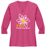 P.E.O. Daisy Line Art - VNeck