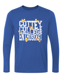 Cottey College Enthusiast Warp Font CrewNeck Unixex Fit