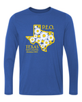 Texas State Chapter Crew Neck Ladies Fit - Yellow Accents